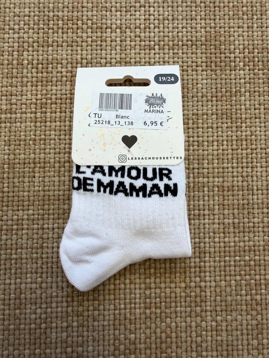Chaussettes L'Amour de Maman Enfant | Les Sacachaussettes | Marina & Paloma