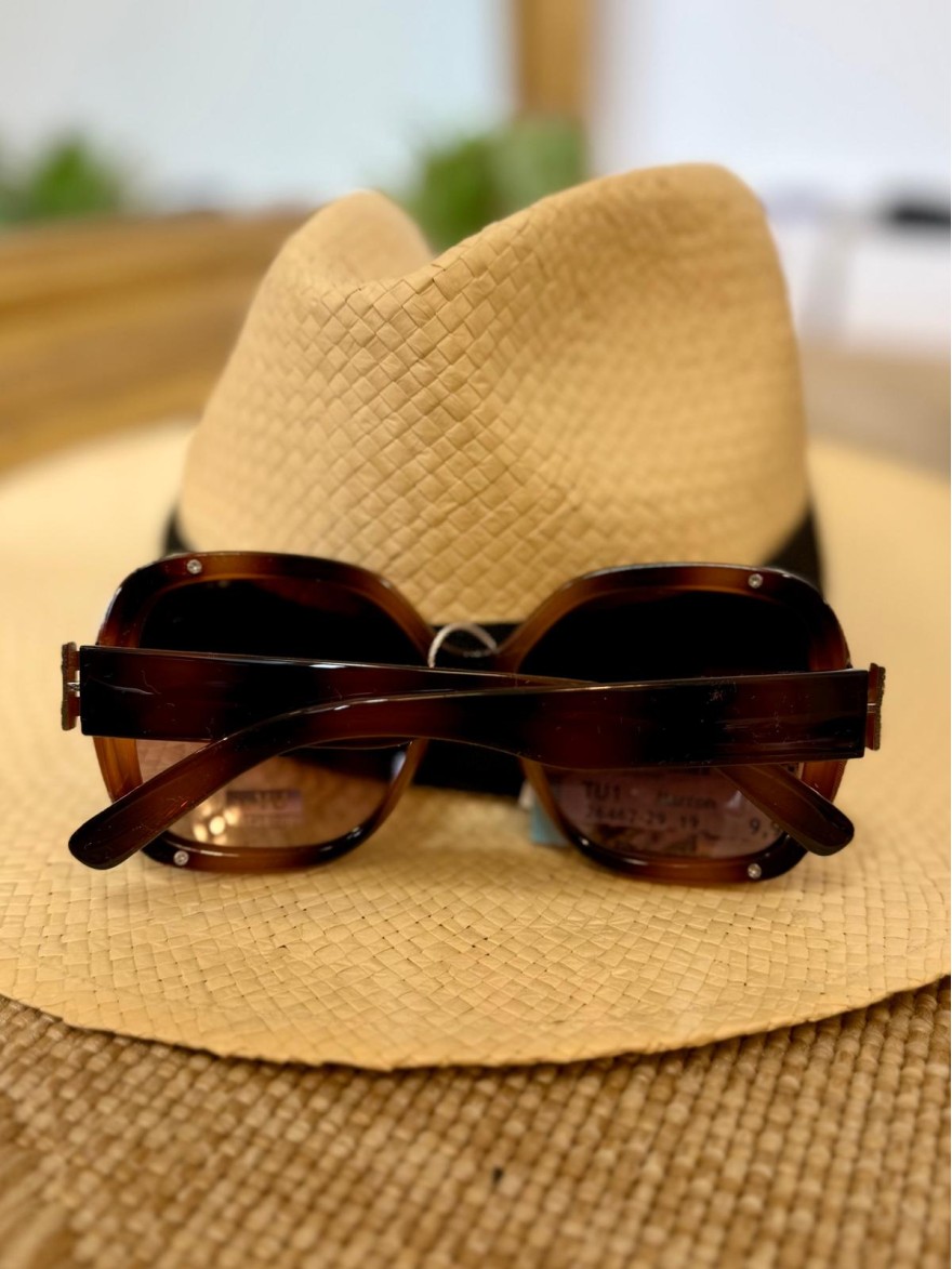 Lunettes de Soleil Oversize Marron Dégradé Femme | Marina & Paloma
