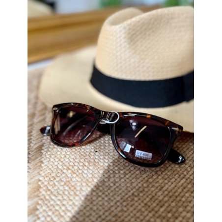 Lunettes de Soleil Femme Écaille Marron Rondes | Marina & Paloma