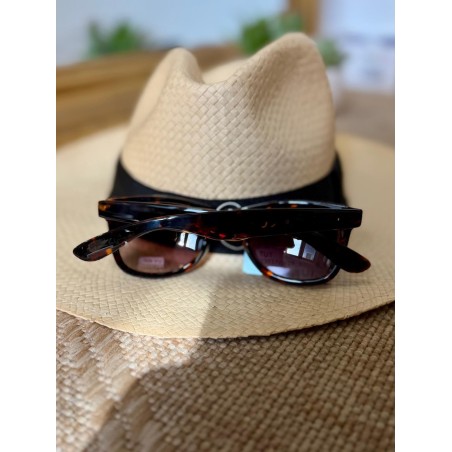 Lunettes de Soleil Femme Écaille Marron Rondes | Marina & Paloma
