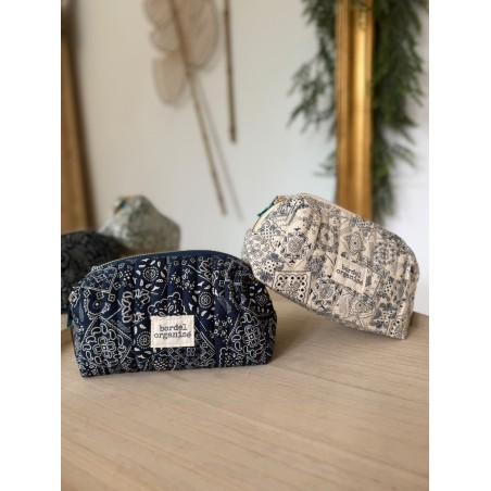 Trousse de Toilette Matelassée Bordel Organisé | Marina & Paloma Bandana