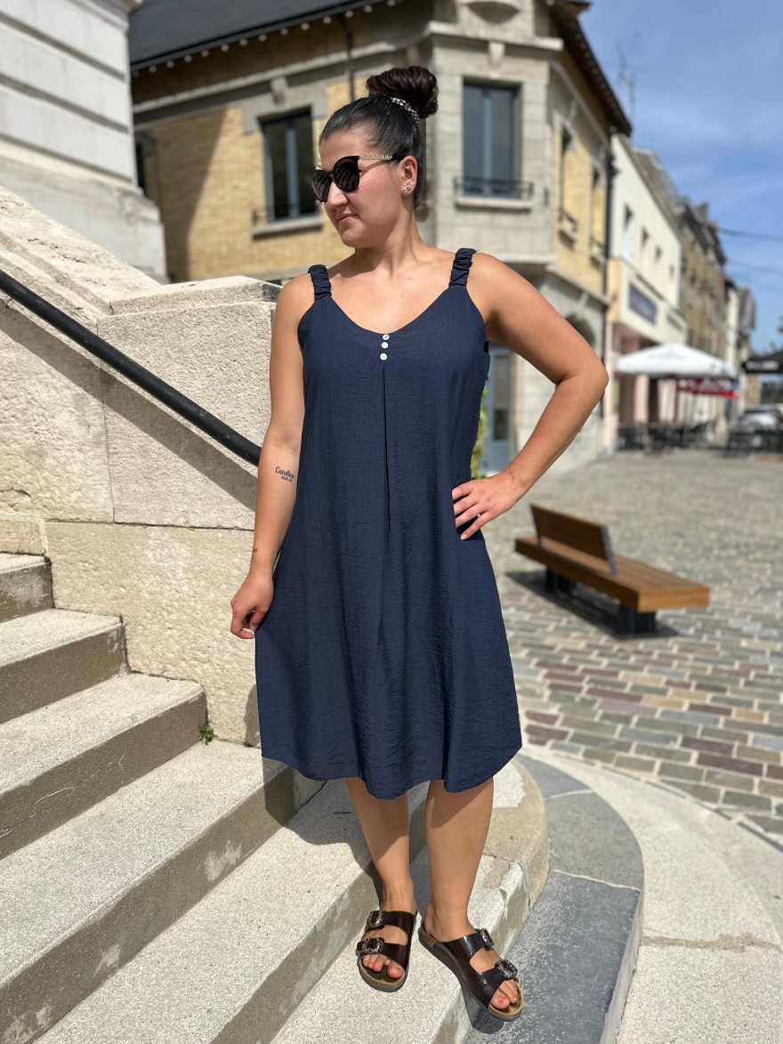 Robe Simple en Viscose Légère Camillia | Marina & Paloma