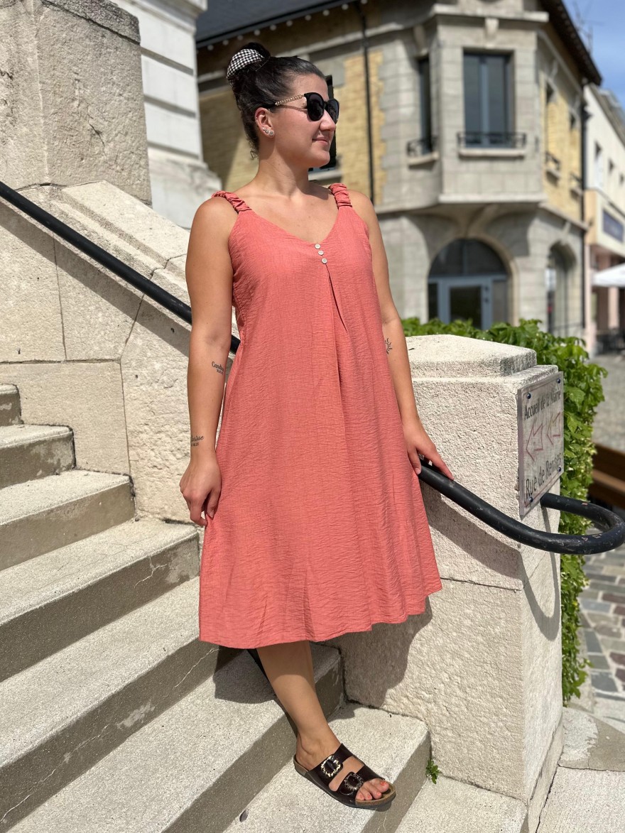 Robe Simple en Viscose Légère Camillia | Marina & Paloma