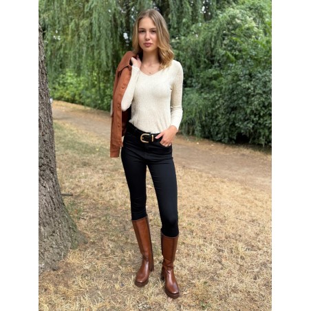 Pantalon VS MISS Skinny en Coton Stretch Style Intemporel | Marina & Paloma
