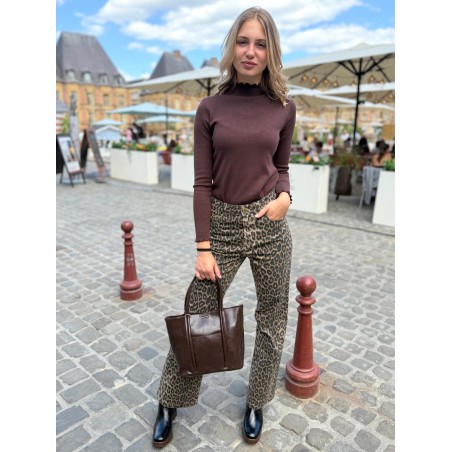 Sous Pull Kilky Ajusté Col Montant Manches Longues | Marina & Paloma