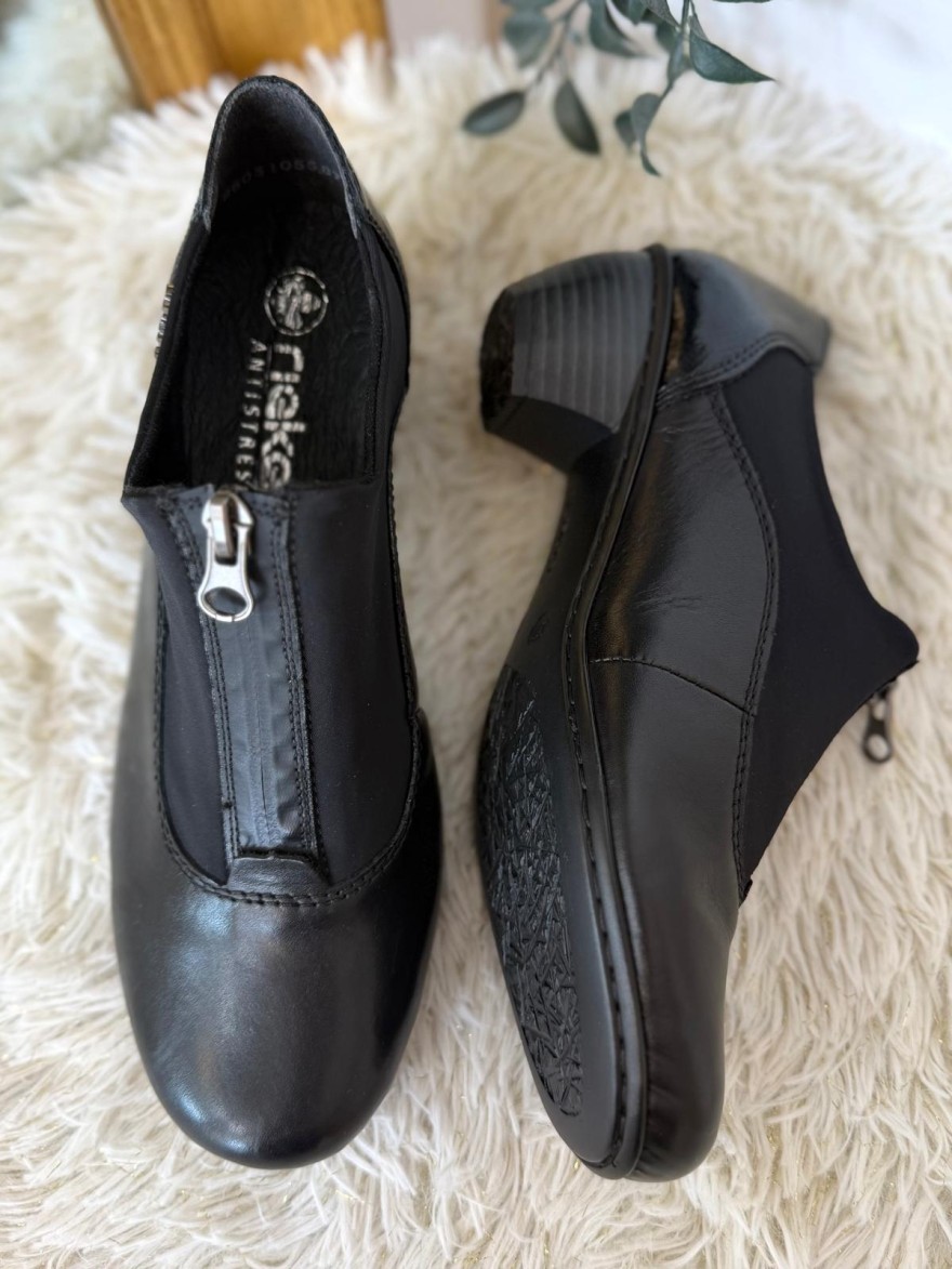 Escarpin Couvert Rieker 41765-00 Synthétique Talon 4 cm | Marina & Paloma