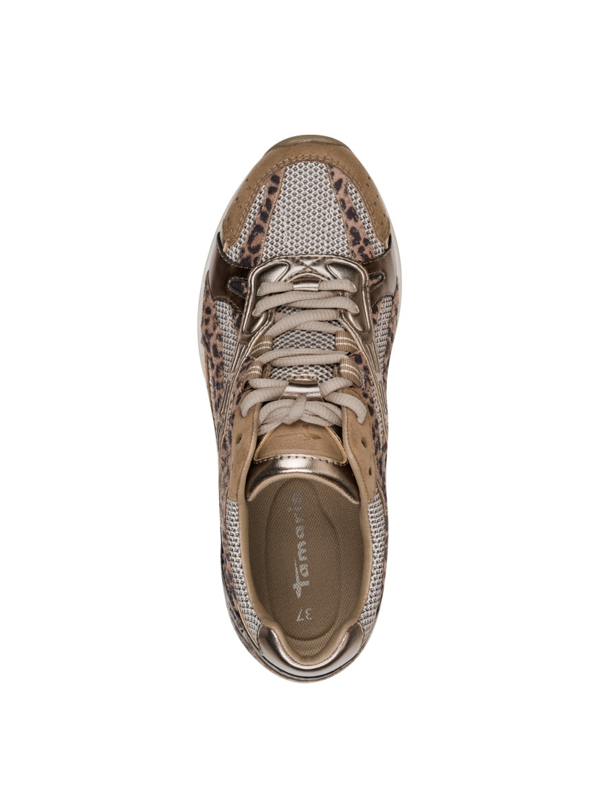 Basket Tamaris 23645 Léopard Mesh Beige | Marina & Paloma