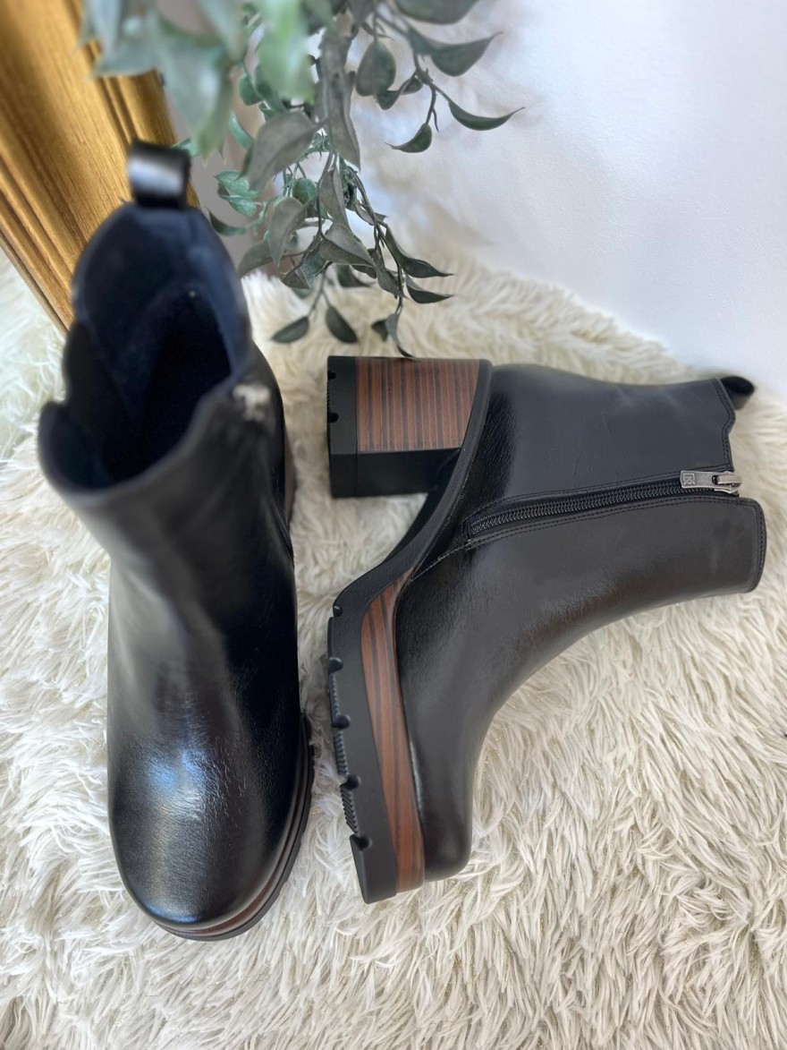 Bottine Dorking Safe D94 Cuir Talon 7 cm | Marina & Paloma