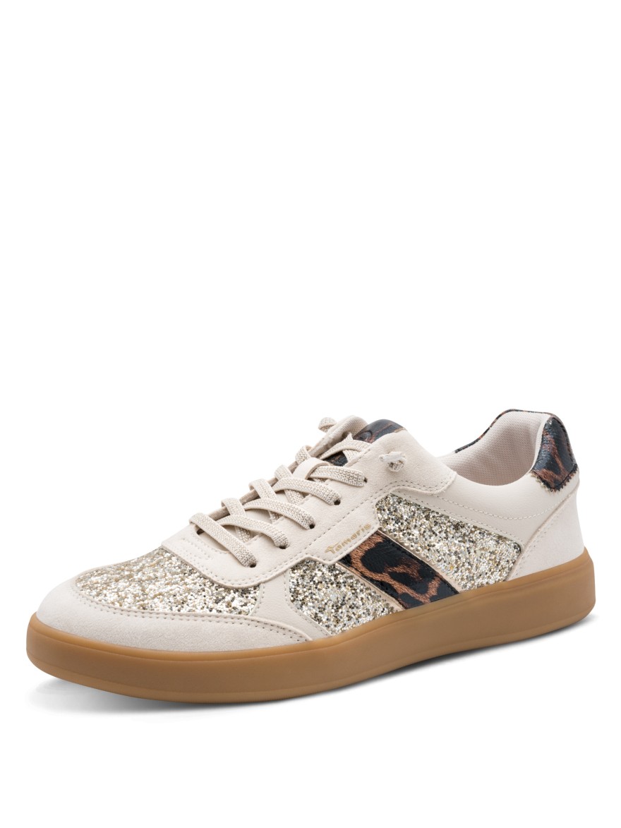 Basket Tamaris 23747 Strass & Imprimé Léopard | Marina & Paloma