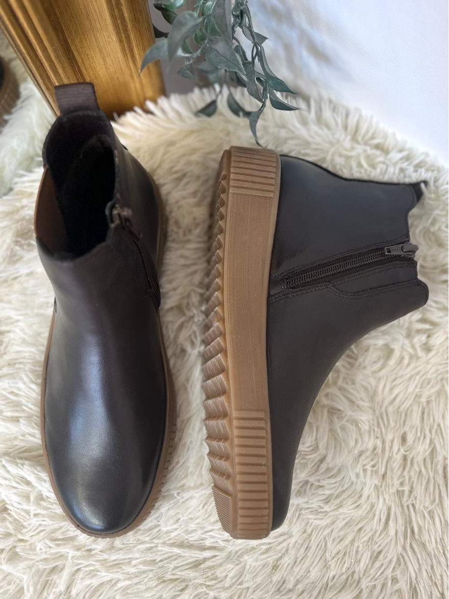 Bottine Remonte R799 Cuir Camel | Marina & Paloma