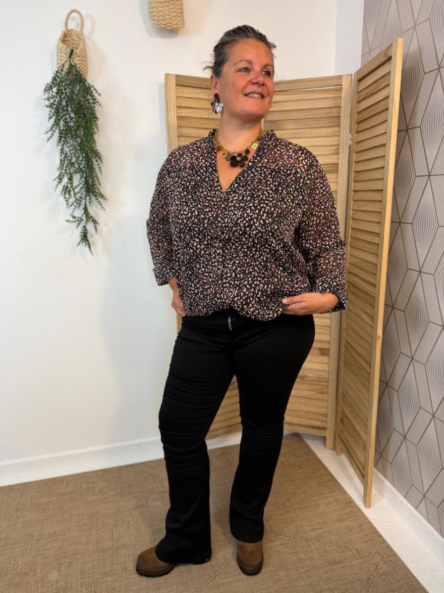 Chemise Maelle à Motifs en Grande Taille | Style Automnal | Marina & Paloma