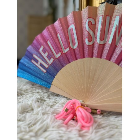 Éventail Pailleté Hello Sunshine | Marina & Paloma