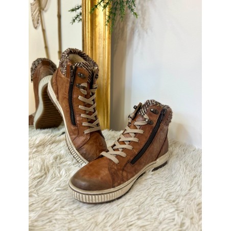 Basket Fourrée Remonte D0784-22 Camel avec RemonteTEX | Marina & Paloma
