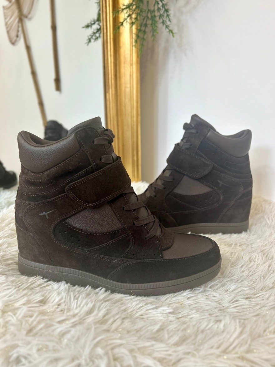 Basket Montante Tamaris 25282 Mocca Compensée 7,5 cm | Marina & Paloma