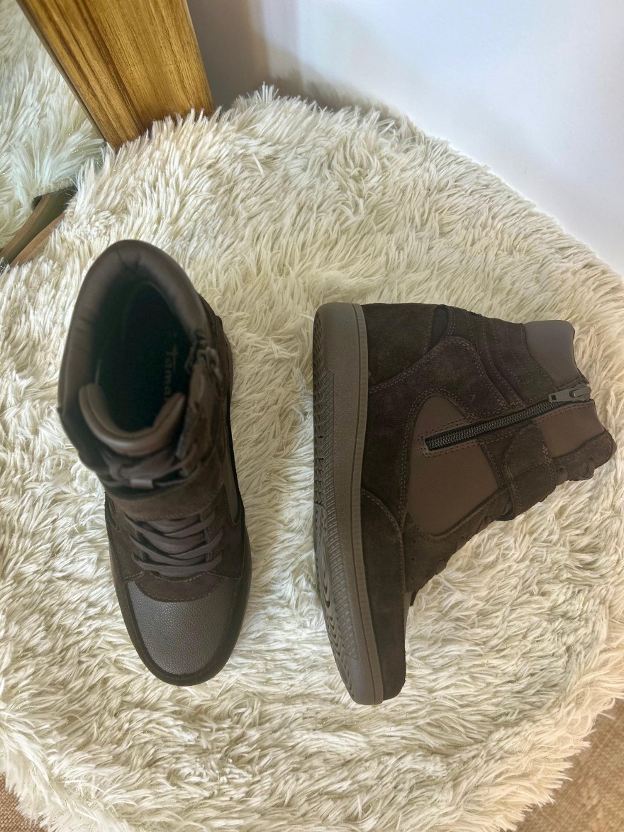Basket Montante Tamaris 25282 Mocca Compensée 7,5 cm | Marina & Paloma