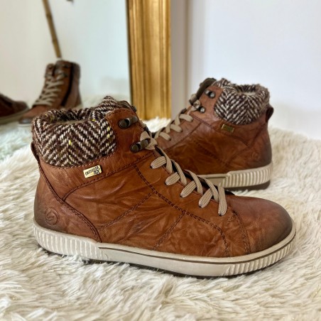 Basket Fourrée Remonte D0784-22 Camel avec RemonteTEX | Marina & Paloma