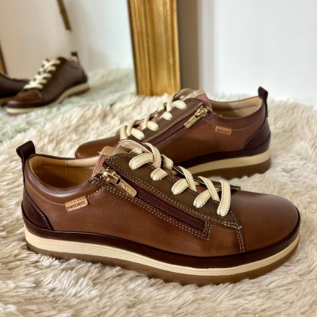 Basket Pikolinos Vigo W3W-6979C5 Marron Cuir & Memory Foam | Marina & Paloma