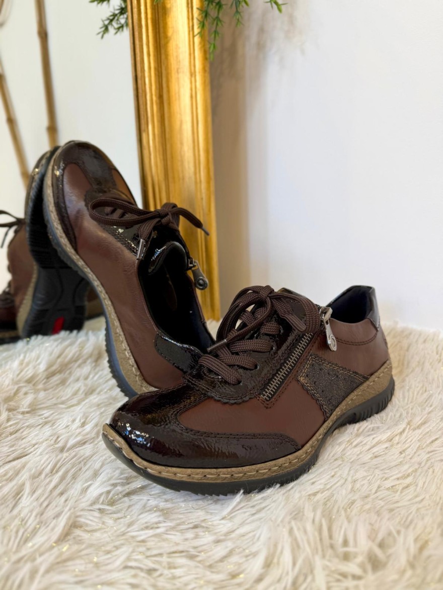 Basket Confort Rieker Marron N3200-24 Casual & Souple | Marina & Paloma