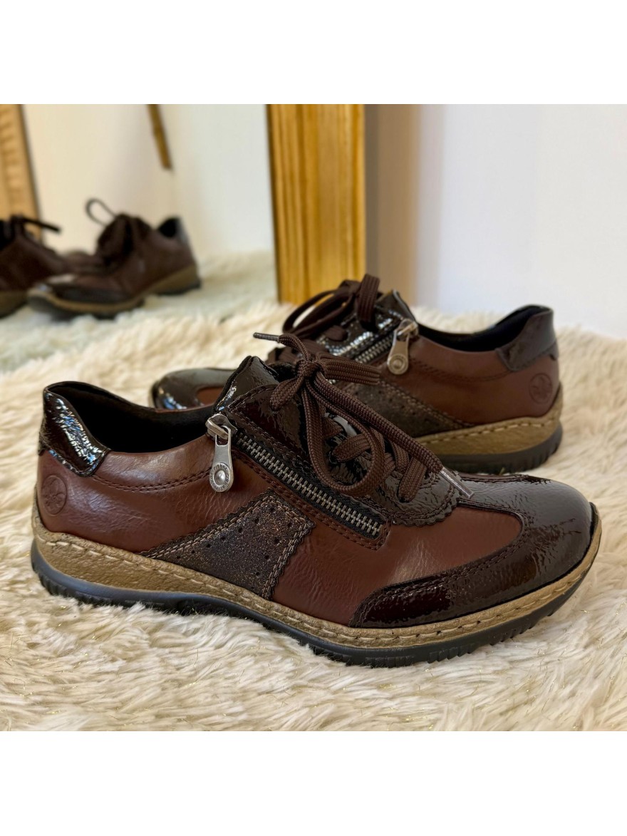 Basket Confort Rieker Marron N3200-24 Casual & Souple | Marina & Paloma
