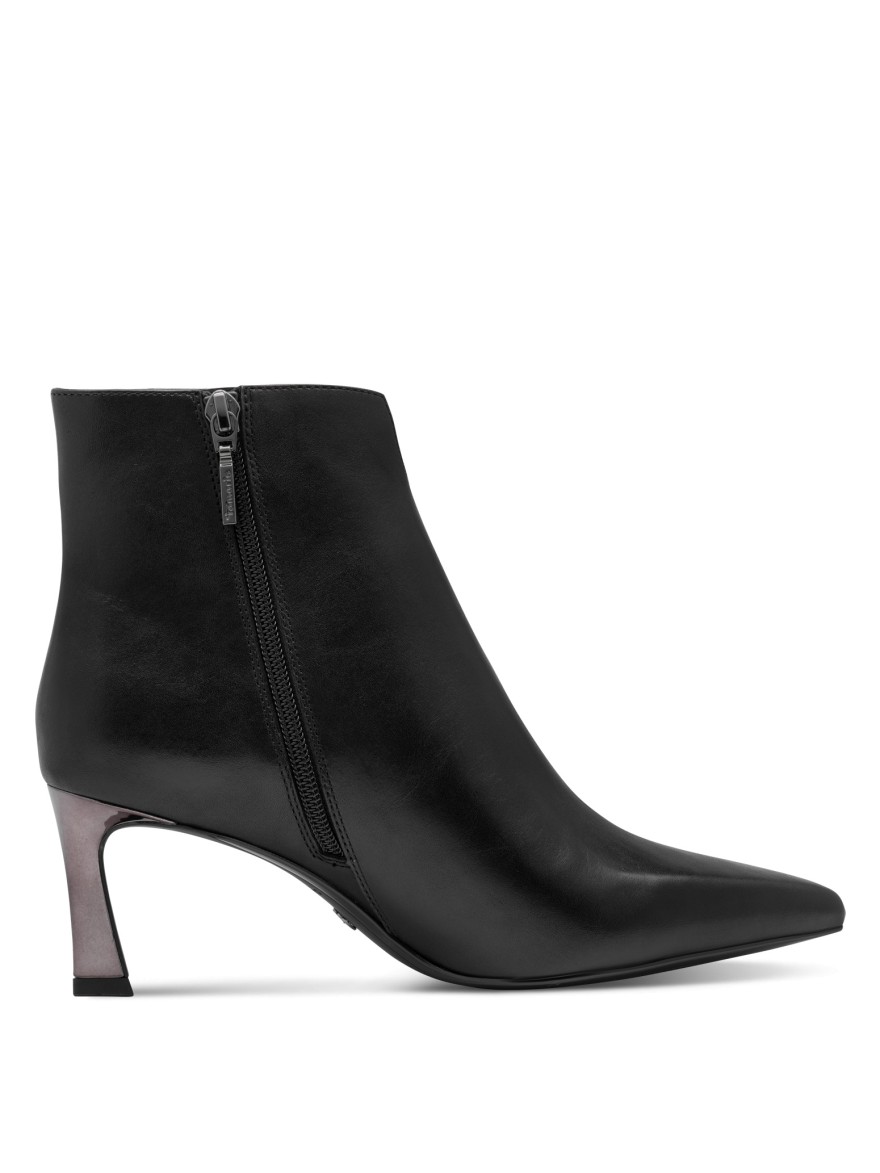 Bottine Tamaris 25320 Noire Talon Aiguille Miroir 6,5 cm | Marina & Paloma