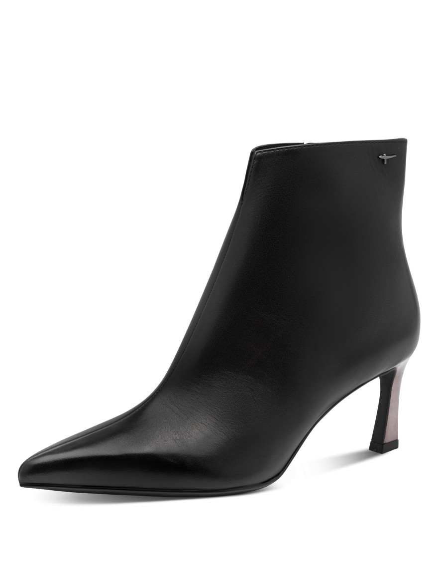 Bottine Tamaris 25320 Noire Talon Aiguille Miroir 6,5 cm | Marina & Paloma