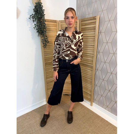 Jupe Culotte VS Miss Jean 7/8 Coupe Large Taille Haute | Marina & Paloma
