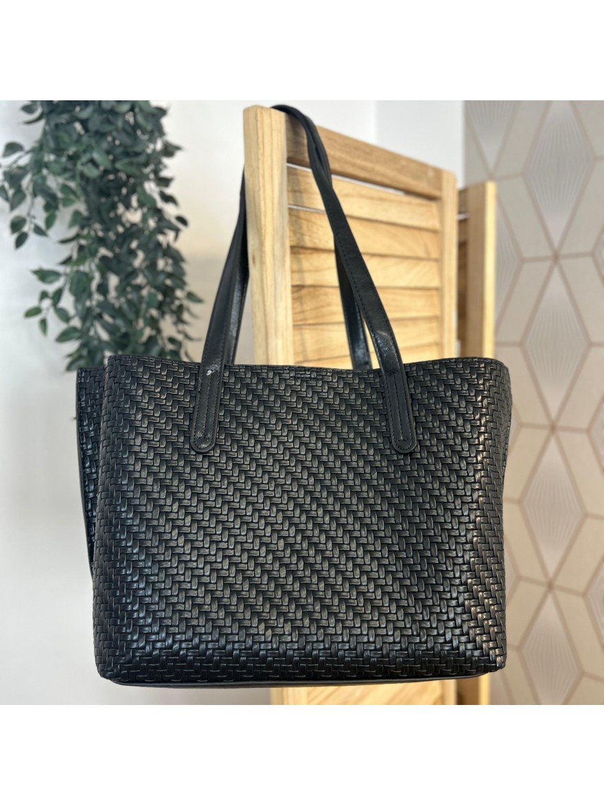 Sac Porté Épaule Tressé Format Moyen – Multi-porté Chic | Marina & Paloma