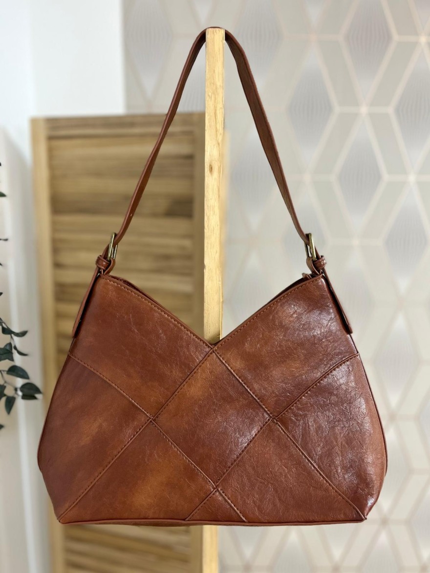 Besace Multipoche en Suédine avec Bandoulière Chic Femme | Marina & Paloma