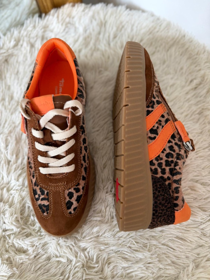 Basket Jana Tamaris Confort Léopard 83739 Wide Fit H | Marina & Paloma