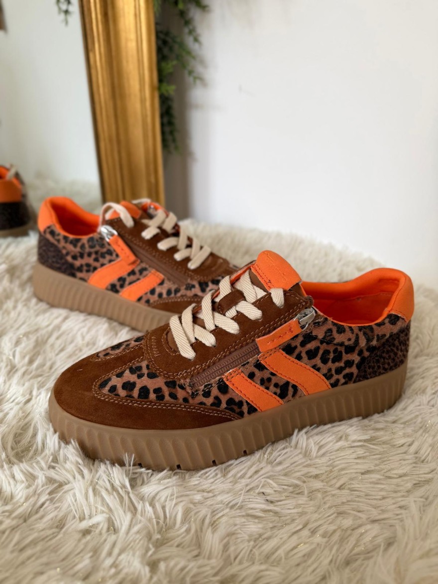 Basket Jana Tamaris Confort Léopard 83739 Wide Fit H | Marina & Paloma