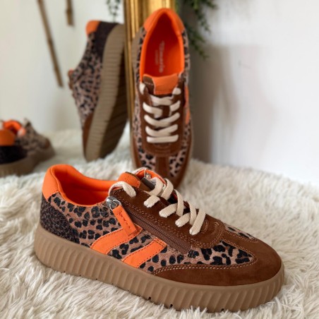 Basket Jana Tamaris Confort Léopard 83739 Wide Fit H | Marina & Paloma