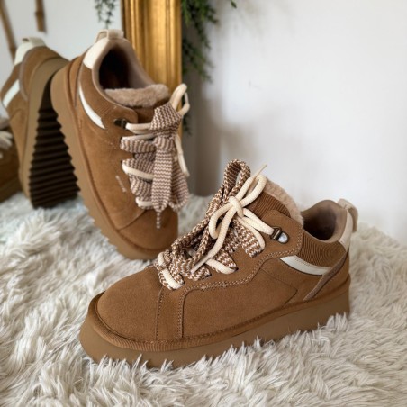 Basket Fourrée Tamaris 23761 – Double Lacet & Plateforme | Marina & Paloma