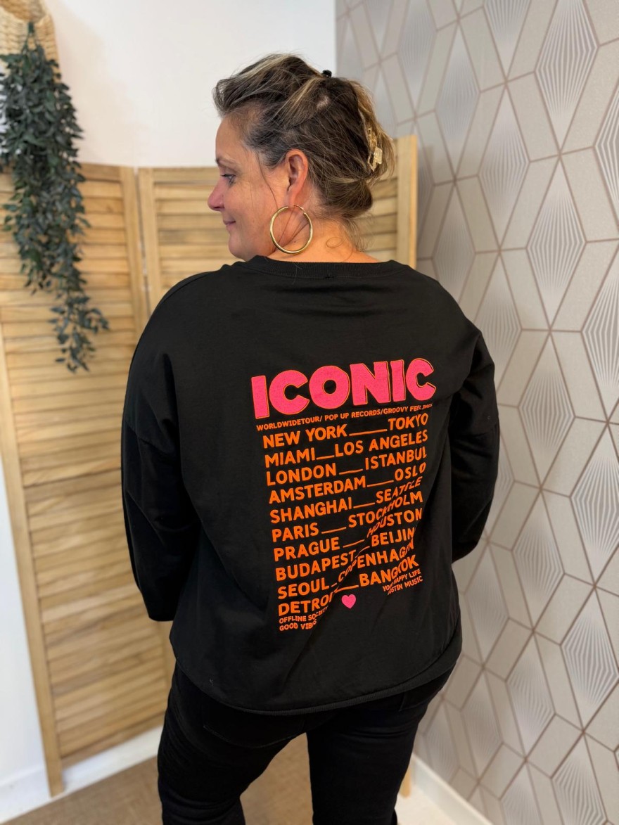 Sweat Iconic Fluo Grande Taille Vivichy – Coupe Ample | Marina & Paloma