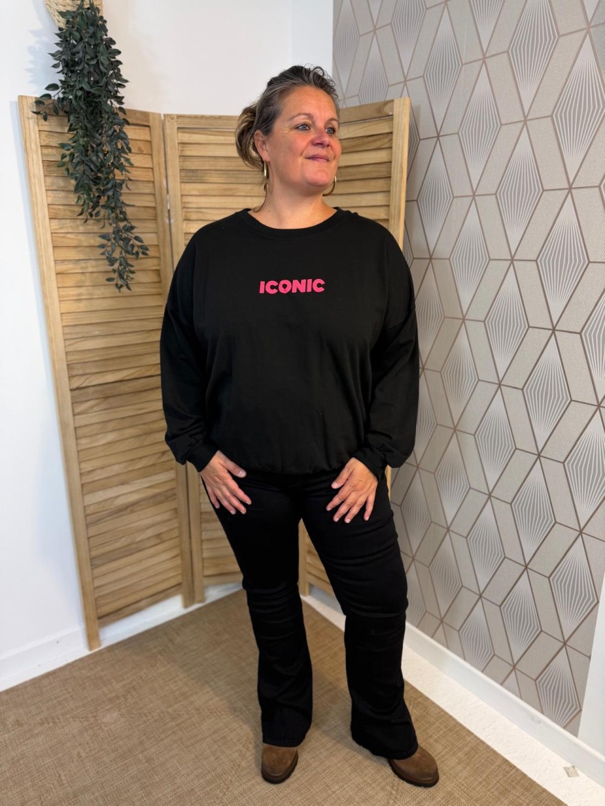 Sweat Iconic Fluo Grande Taille Vivichy – Coupe Ample | Marina & Paloma