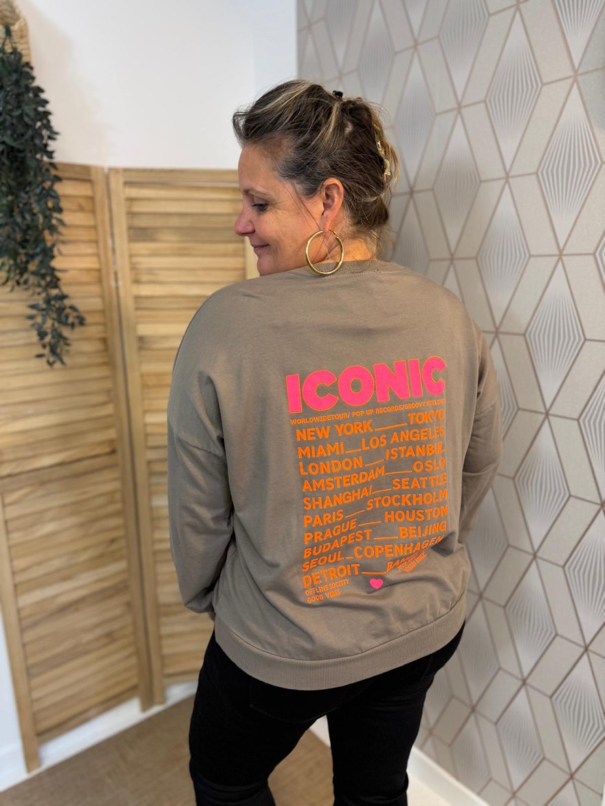 Sweat Iconic Fluo Grande Taille Vivichy – Coupe Ample | Marina & Paloma