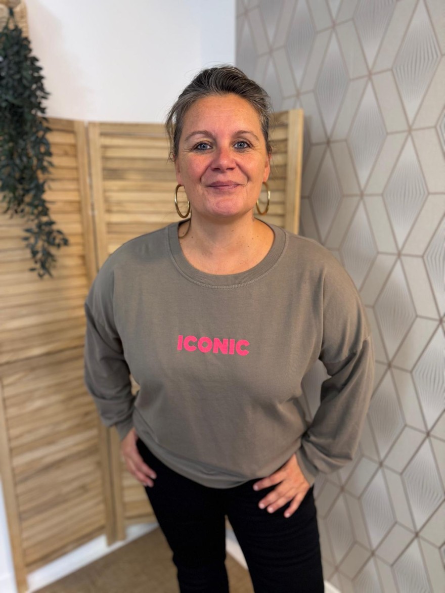 Sweat Iconic Fluo Grande Taille Vivichy – Coupe Ample | Marina & Paloma