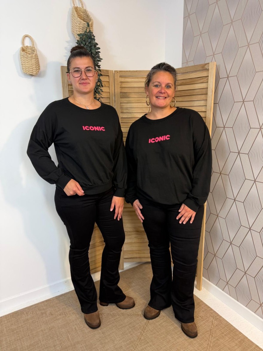 Sweat Iconic Fluo Grande Taille Vivichy – Coupe Ample | Marina & Paloma