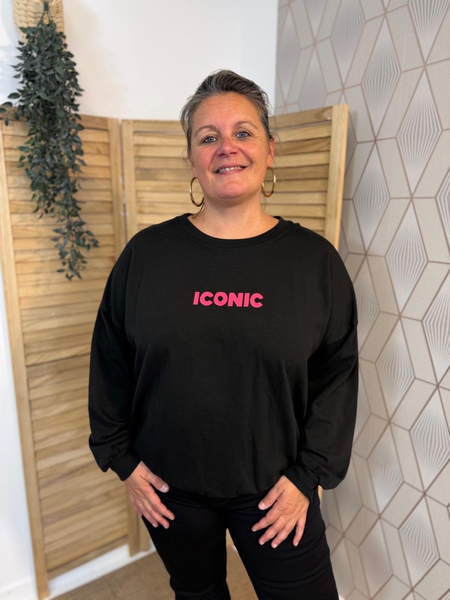 Sweat Iconic Fluo Grande Taille Vivichy – Coupe Ample | Marina & Paloma