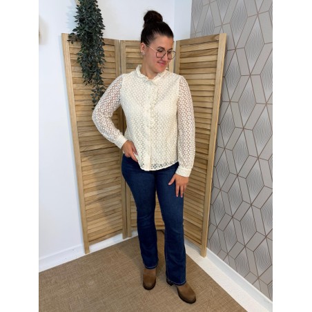 Chemise Dentelle Doublée In April 86 Femme | Marina & Paloma