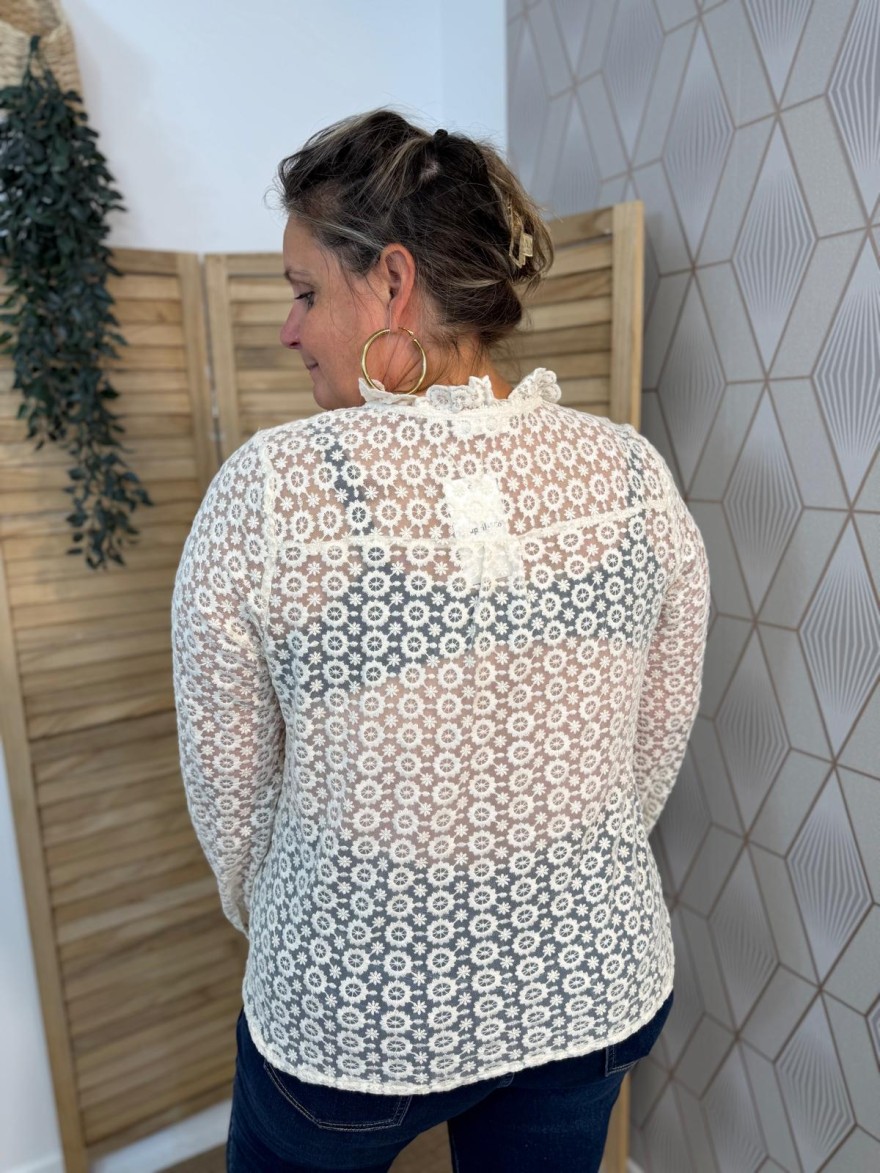 Chemise Dentelle Grande Taille In April 86 Femme | Marina & Paloma