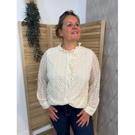 Chemise Dentelle Grande Taille In April 86 Femme | Marina & Paloma