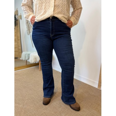 Jean Flare Taille Haute Norfy Femme Confortable | Marina & Paloma