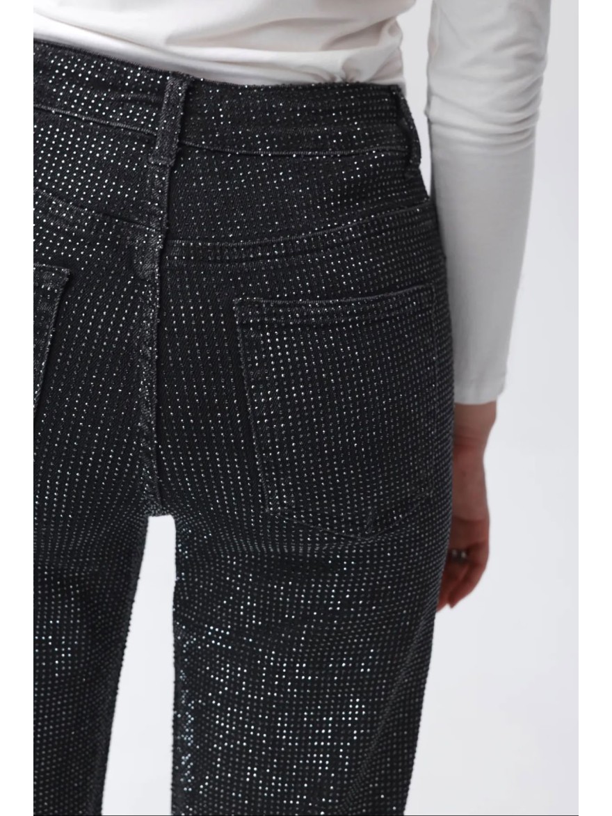 Jean Wide Leg Full Strass Sarah John | Marina & Paloma