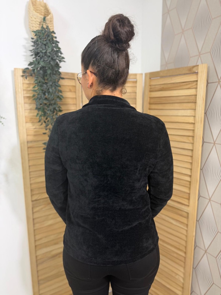 Veste Blazer Effet Velours Petit Prix | Marina & Paloma