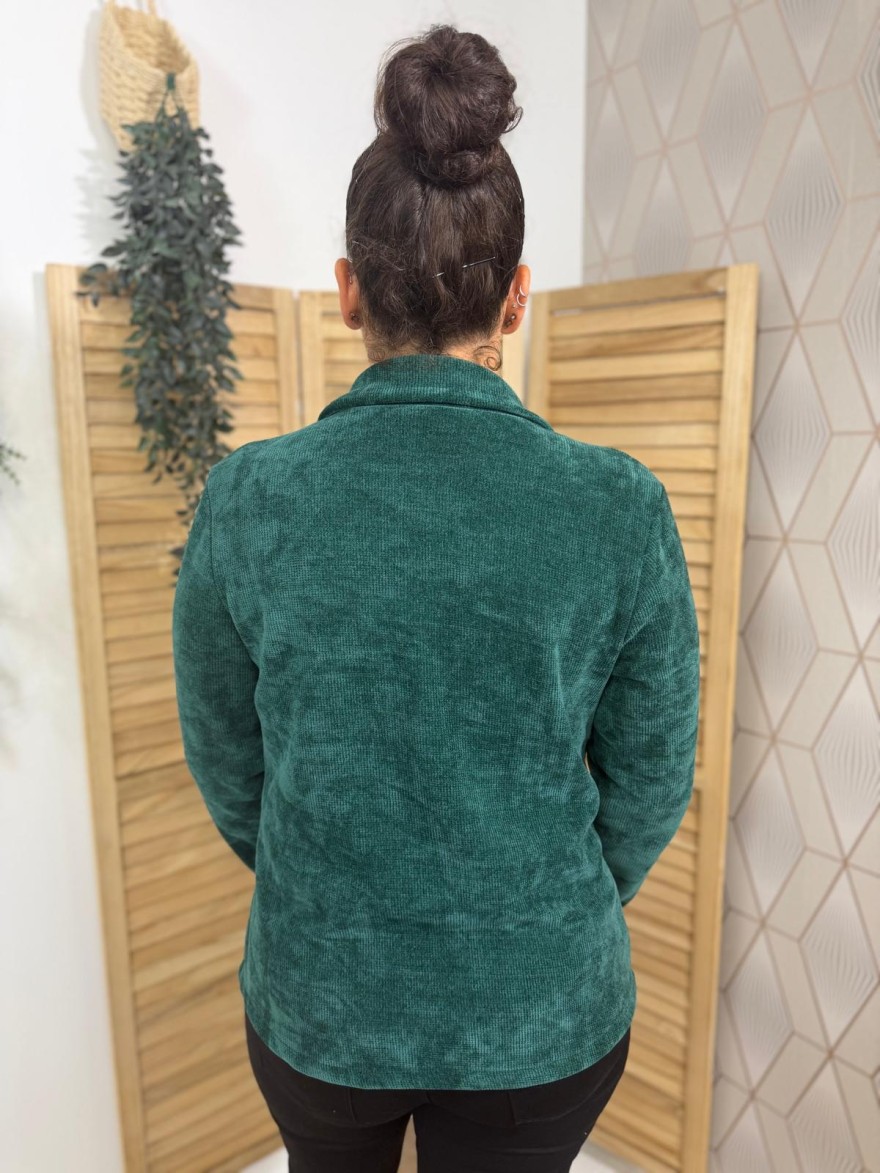 Veste Blazer Effet Velours Petit Prix | Marina & Paloma