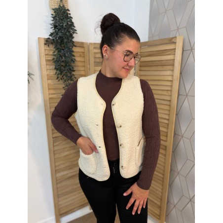 Gilet Sans Manche Bouclette Maelle | Marina & Paloma