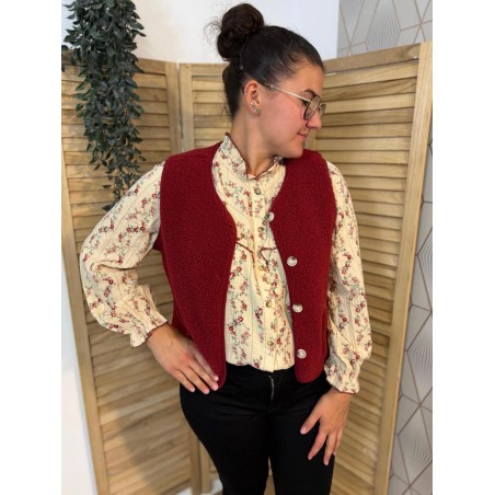 Gilet Sans Manche Bouclette Maelle | Marina & Paloma