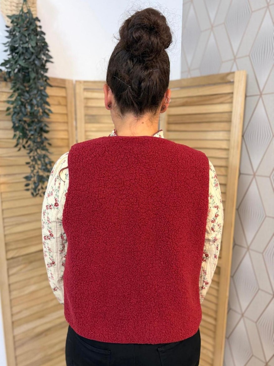 Gilet Sans Manche Bouclette Maelle | Marina & Paloma