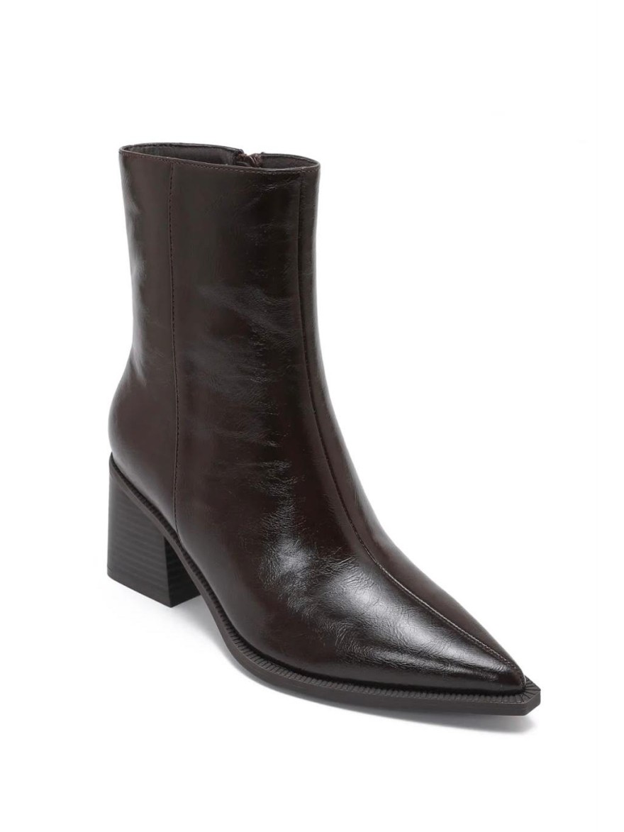 Botte Pointue Joia Shoes Brillante Talon 6 cm | Marina & Paloma