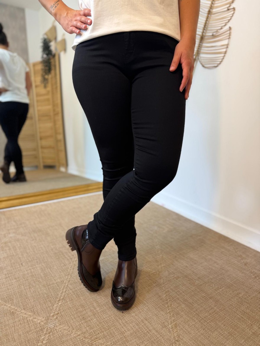 Pantalon Slim Taille Haute Norfy Femme | Marina & Paloma